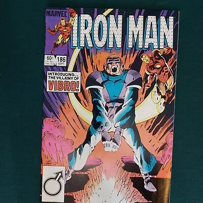 Buy Iron Man #186 1st Appearance Of Vibro 1968 Series Marvel Silver Age • 7.94£