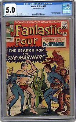 Buy Fantastic Four #27 CGC 5.0 1964 3848191001 • 206.79£
