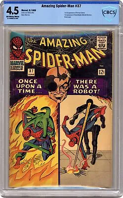 Buy Amazing Spider-Man #37 CBCS 4.5 1966 21-040D372-002 1st App. Norman Osborn • 106.43£