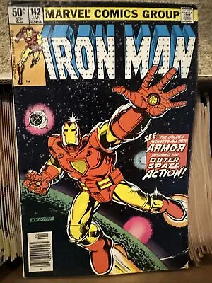 Buy Iron Man # 142 - Debut Of Space Armor One Marvel Comics Bronze Age! • 5.52£