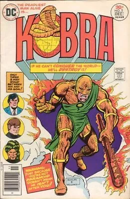 Buy DC Comics Kobra #5 1976 4.0 VG • 5.49£