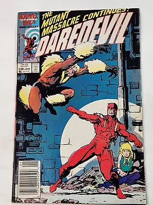 Buy Daredevil 238 NEWSSTAND Marvel Comics Mutant Massacre DD Vs. Sabretooth 1987 • 9.64£