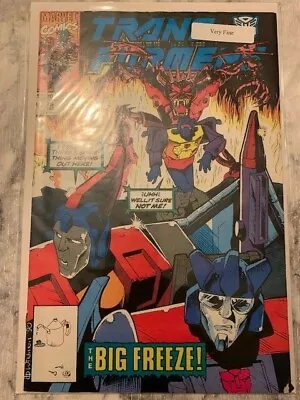 Buy Transformers 76 1st Print Marvel 1991 VF RotB G1 Low Print The Big Freeze V.Rare • 39.99£