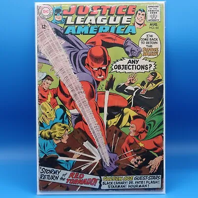 Buy Justice League Of America #64 - 🔑 1st Appearance Of Red Tornado - FN • 75.45£