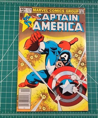 Buy Captain America #275 (1982) 1st App 2nd Baron Zemo Helmut Zeck Thunderbolts FN+ • 19.98£