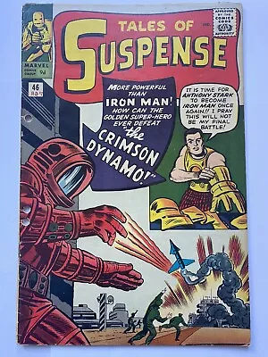 Buy TALES OF SUSPENSE #46 Iron Man Marvel Silver Age 1963 Low / Fa/GD UK Price • 59.95£