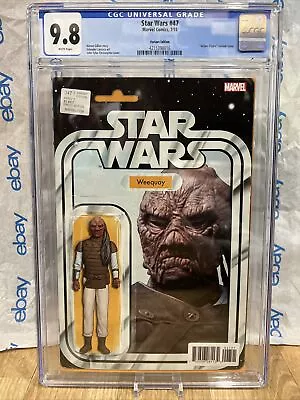 Buy Star Wars #47 - Weequay Action Figure Variant Cover (Marvel, 2018) Cgc 9.8 Comic • 40.99£