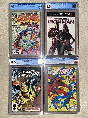 Buy Spider-man #265 Iron Man 7 Secret Wars 3 1st Riri Silver Sable 8.5 CGC Comic Lot • 109.63£