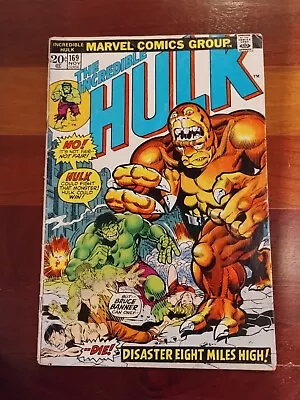 Buy The Incredible Hulk 169 Marvel 1973 Nov 1st Bi-Beast; Harpy And MODAK Appearance • 27.65£