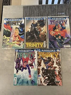 Buy DC COMICS TRINITY REBIRTH ISSUES 1,2,6 Annual 1 Batman Superman Wonder Woman • 12£
