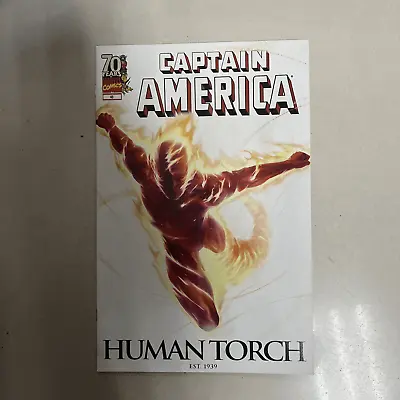 Buy Captain America #46 Marvel Comic 2009 Human Torch Variant HIGH GRADE VF/NM • 6.36£