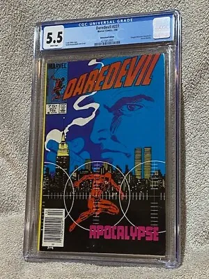 Buy Daredevil #227 CGC Graded 5.5 Comic 2/86 Newsstand Apocalypse • 25.50£