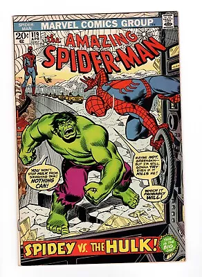 Buy Amazing Spider-man #119, VF+ 8.5, Spidey Vs. The Hulk! • 226£