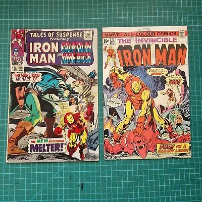 Buy Tales Of Suspense #89 [ Captain America & Iron Man ] + Invincible Iron Man #73 • 14.99£