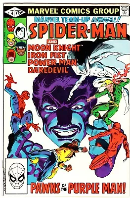 Buy Marvel Team-up Annual #4  Miller Daredevil!  Moon Knight!  Spiderman!  Nm+ (9.6) • 63.21£