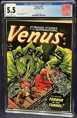 Buy Venus 19 Cgc 5.5- Superlative Venus Horror Cover!  Fine Copy!! • 4,916.54£