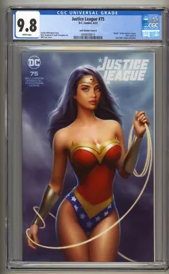 Buy Justice League #75 CGC 9.8 Will Jack Variant Cover A Highest (2022) • 43.47£