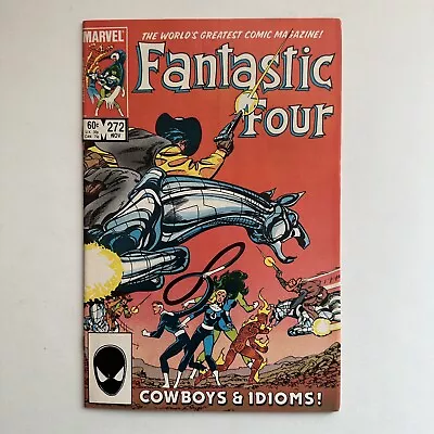 Buy Marvel Comics Fantastic Four #272 VF+ 1st Nathaniel Richards Cameo 1984 KANG • 4£