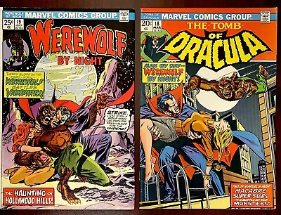 Buy Tomb Of Dracula 18 Werewolf By Night 19 • 138.03£