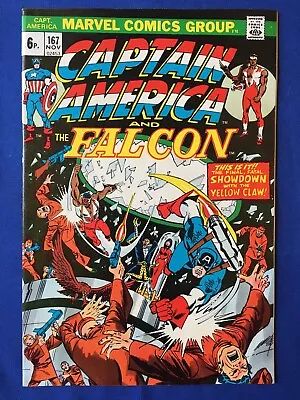 Buy Captain America #167 VFN+ (8.5) MARVEL ( Vol 1 1973) (2) • 18£
