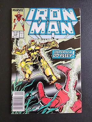 Buy Marvel Comics The Invincible Iron Man #218 May 1987 Bob Layton Sr Art • 3.15£