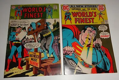 Buy World's Finest #186,213  Batman Super-man  Vf- A86 Adams Cover • 23.65£