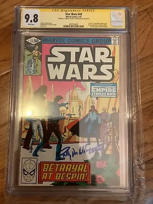 Buy Star Wars #43 CGC SS 9.8 BILLY DEE WILLIAMS First 1st Appearance Lando NM Mint • 1,581.21£