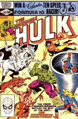 Buy INCREDIBLE HULK #265 F, 1st Rangers, Direct Marvel Comics 1981 Stock Image • 7.91£