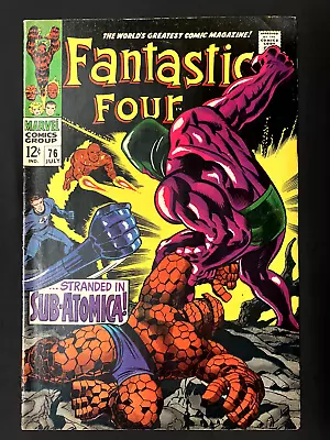 Buy Fantastic Four #76 (1st Series) Marvel Jul 1968 2nd Appear Psycho-Man • 28.02£