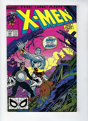 Buy Uncanny X-Men # 248 Marvel Comics Ist Jim Lee X-men Art Sept 1989 FN • 4.95£