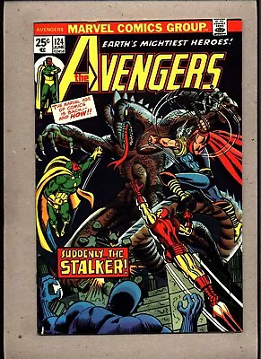 Buy Avengers #124_june 1974_very Fine_ Suddenly...the Stalker _bronze Age Marvel! • 5.50£