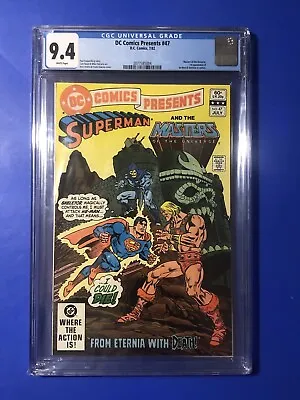 Buy Dc Comics Presents #47 CGC 9.4 1ST HE-MAN SKELETOR Masters Of The Universe 1982 • 490.18£