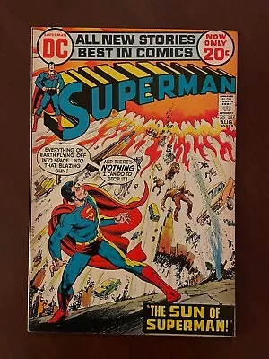 Buy Superman #255 (DC Comics 1972) Bronze Age Curt Swan Dick Giordano 8.5 VF+ • 15.80£