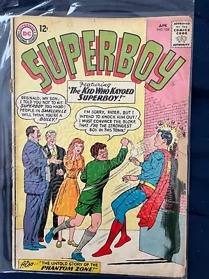 Buy Superboy #104 The Kid Who Kayoed Superboy!! 1963 • 11.85£