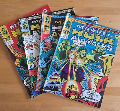 Buy MIGHTY WORLD OF MARVEL COMICS No's 209, 210, 211, 212  - 1976   JOB LOT • 7£
