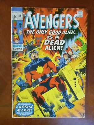 Buy Avengers #89 5.0 Nice Book. Co.Star Cap Marvel  • 27.56£