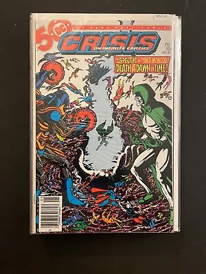 Buy Crisis On Infinite Earths 10 Newsstand High Grade 8.5 DC Comic Book MG1-24 • 12.63£