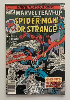 Buy Marvel Team-up #50 Bronze Age Comic (Marvel 1976) FN- Condition Issue • 19.50£