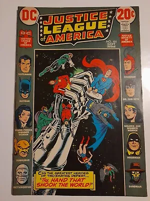 Buy Justice League Of America #101 Sept 1972 FINE+ 6.5 Iron Hand • 9.99£