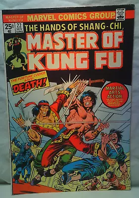 Buy The Hands Of Shang-Chi Master Of Kung Fu Marvel Comics 22 • 5.56£