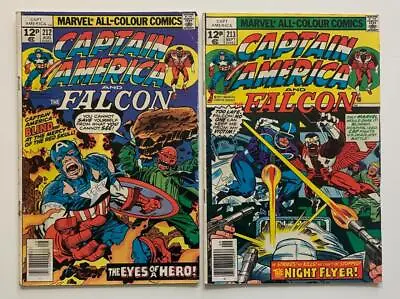 Buy Captain America #212 & #213 (Marvel 1977) 2 X VG+ Bronze Age Issues. • 7.46£