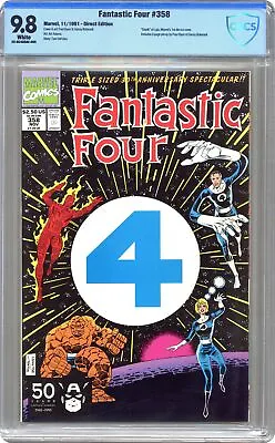 Buy Fantastic Four #358 CBCS 9.8 1991 22-0c40dae-005 • 58.45£