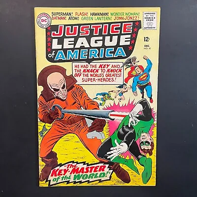Buy Justice League Of America 41 1st Key Silver Age DC 1965 Comic Book Green Lantern • 23.61£
