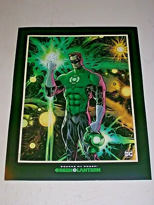 Buy Green Lantern Beware My Power Promo Lithograph Poster 10 X 13 DC 2018 Liam Sharp • 11.89£