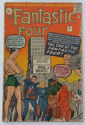 Buy Fantastic Four 9 £295 1962. Postage On 1-5 Comics 2.95.  • 295£