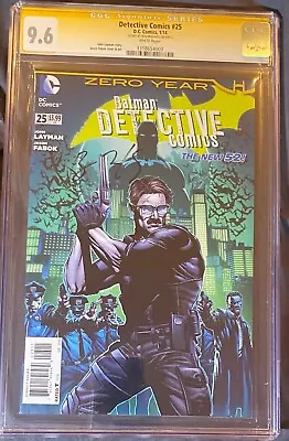 Buy Batman Detective Comics #25 Ben Mckenzie Gotham Signed Cgc Signature Series 9.6 • 55.97£