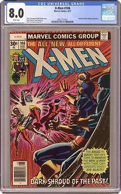 Buy Uncanny X-Men #106 CGC 8.0 1977 3932772001 • 78.84£
