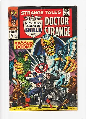 Buy Strange Tales #161 4.0 1ST SILVER AGE YELLOW CLAW Jim Steranko Marvel 1967 • 13.78£