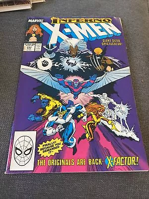 Buy Marvel Comics The Uncanny X-Men #242! Giant Sized Inferno Crossover! • 5.59£