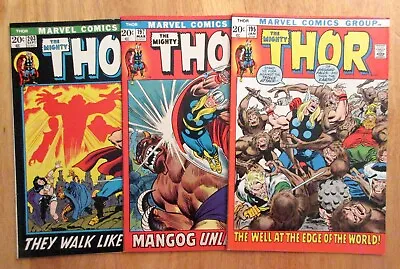 Buy Nice Lot Of *3* MIGHTY THOR: #195, 197, 203 **Super Bright, Colorful & Glossy!** • 21.55£